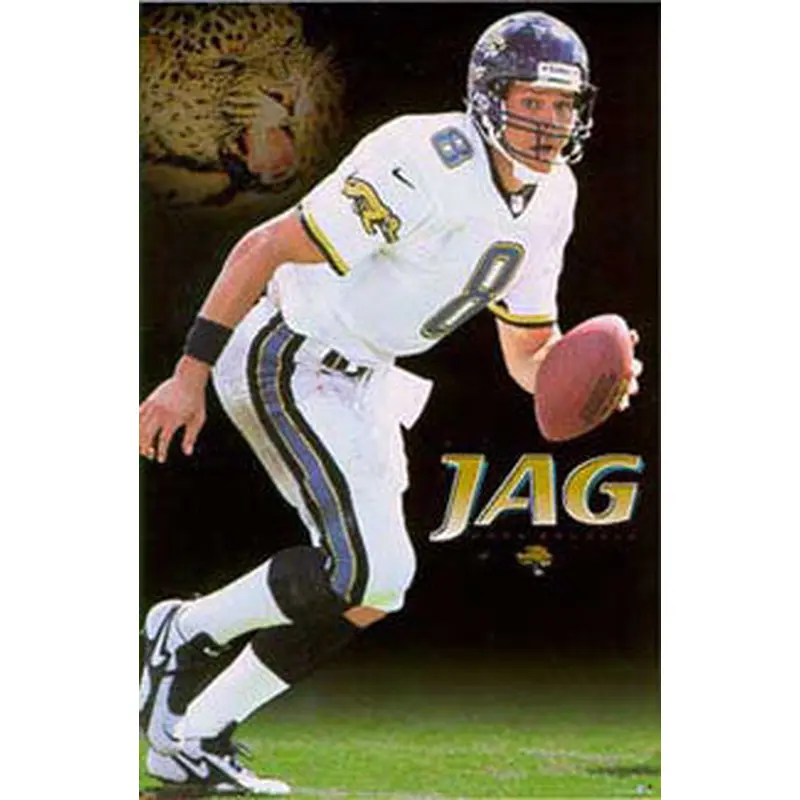 Mark Brunell "Jag" Jacksonville Jaguars NFL Action Poster - Costacos 1998