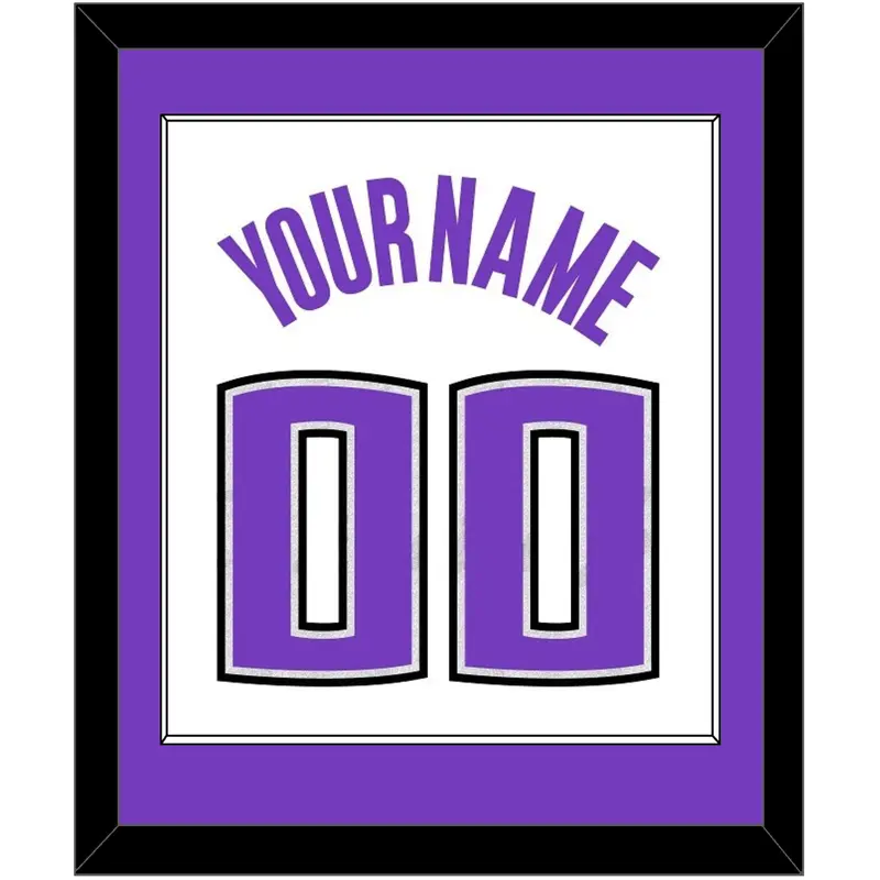 Sacramento Name & Number - Home White (2014-2016) - Single Mat 1