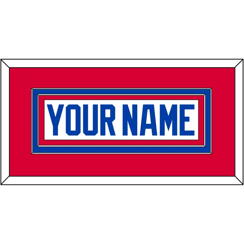 Washington Nameplate - Home White (1979-1987) - Double Mat 2