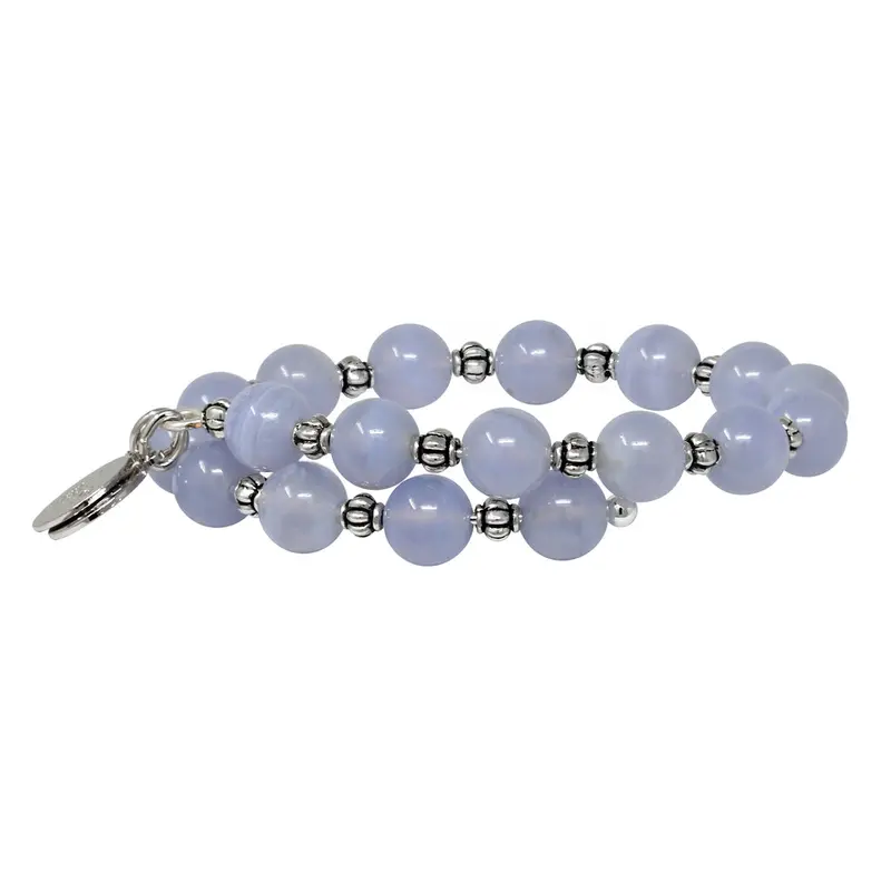 Aquamarine Wrap Bracelet