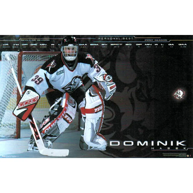 Dominik Hasek "Personal Best" Buffalo Sabres NHL Action Poster - Costacos Sports 2000