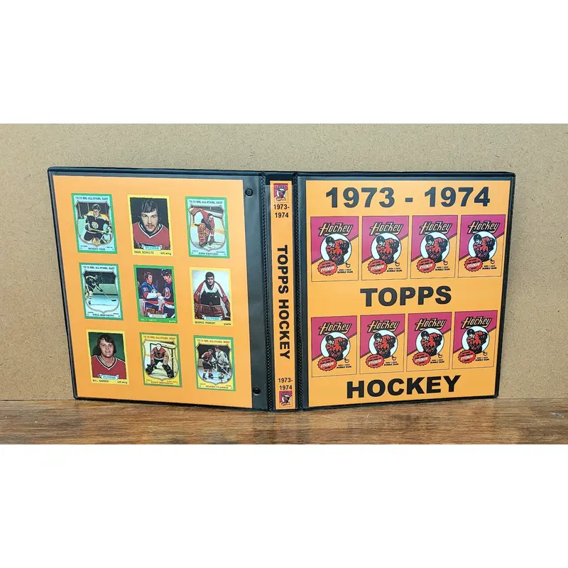 1973 Topps Hockey Cards Custom Made Album Binder Inserts 3 Sizes - 3571