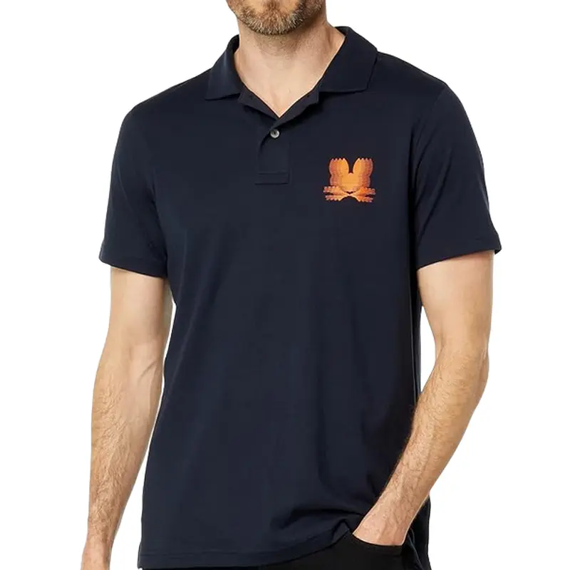 PSYCHO BUNNY POLO BLUE PSYCHO BUNNY CLASSIC POLO B6K256W1PC NVY