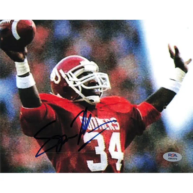Spencer Tillman Signed 8x10 Photo PSA/DNA Oklahoma Sooners Autographed