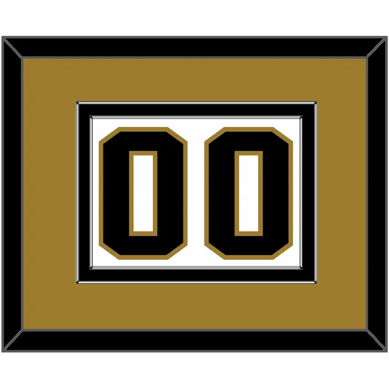 Wake Forest Basketball Number - Home White (2006-2009) - Double Mat 3