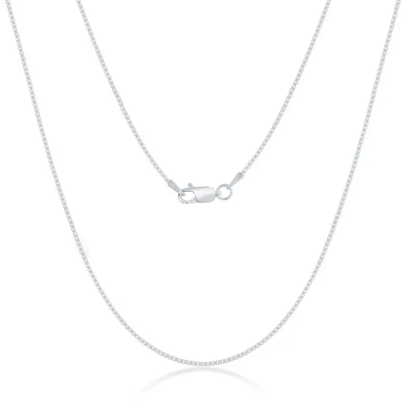 Sterling Silver 1.2mm Box Chain