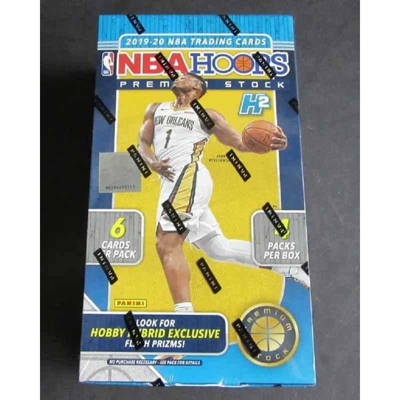 2019/20 Panini Hoops Premium Stock Hybrid Basketball Box (Hobby)