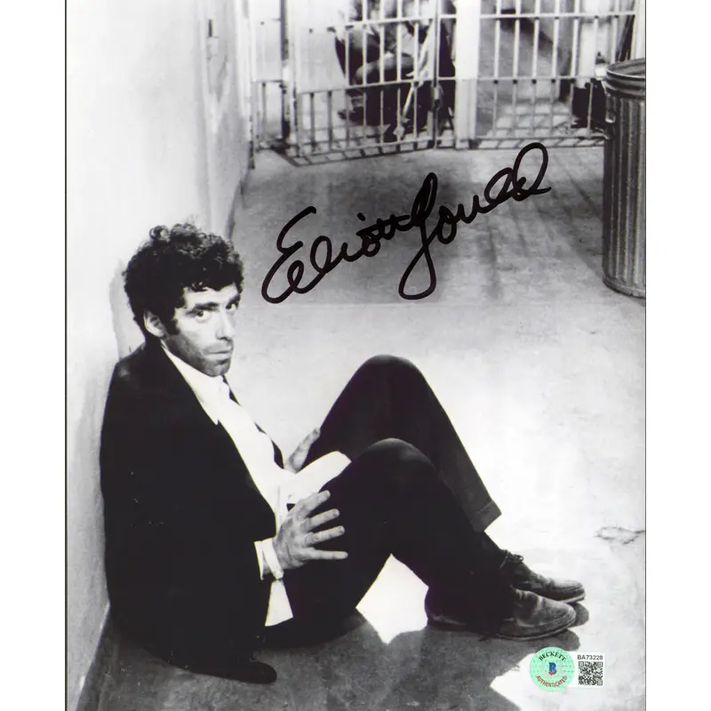 Elliott Gould The Long Goodbye Authentic Signed 8x10 Photo BAS #BA73228