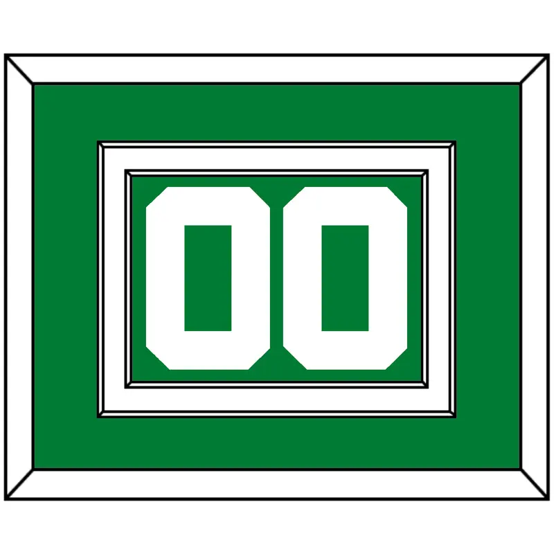 Boston Number - Road Green (1972-2018) - Double Mat 2