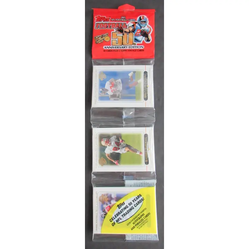 2005 Topps Football Unopened Rack Pack (18/3)