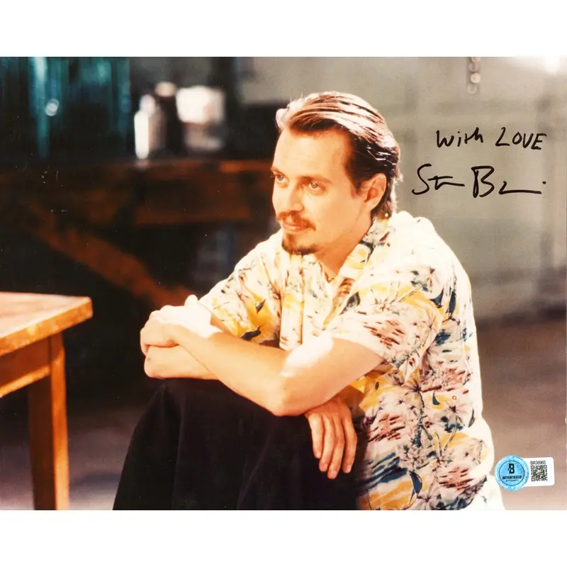 Steve Buscemi Armageddon "With Love" Signed 8x10 Horizontal Photo BAS #BR38965
