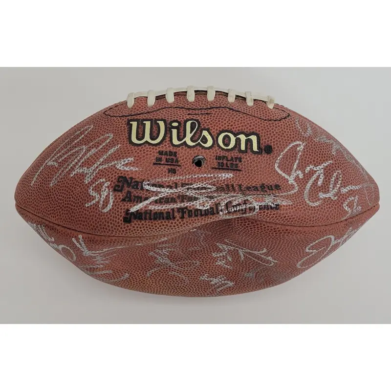 1995 St. Louis Rams Team Signed Wilson NFL Game Football Beckett COA
