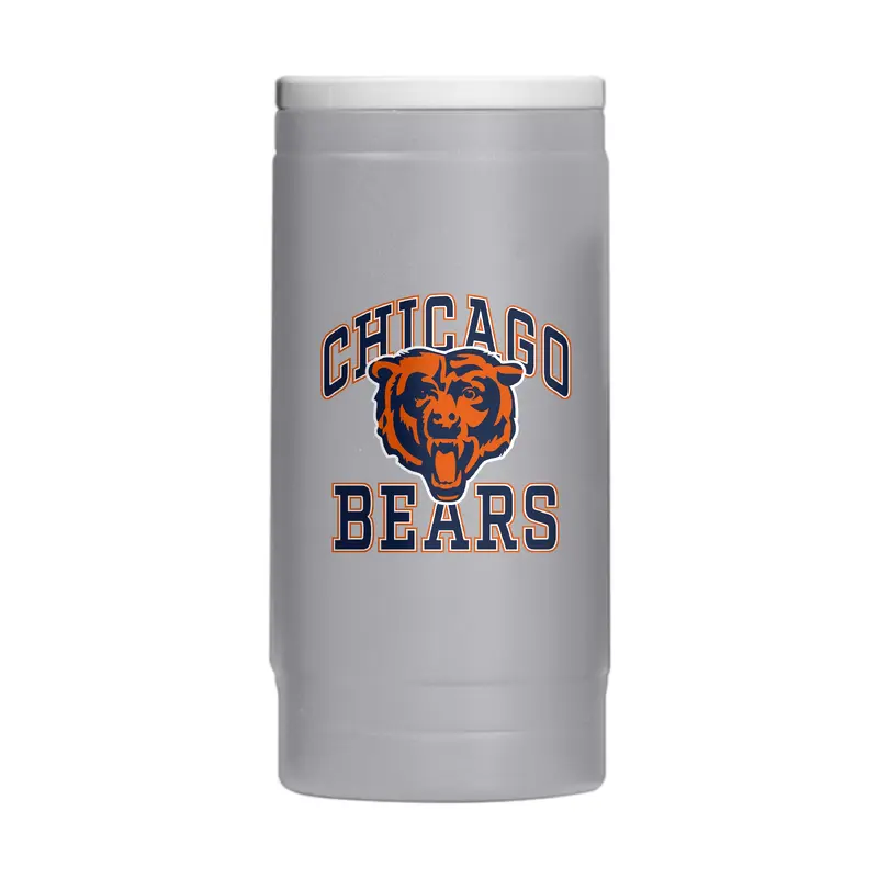 Chicago Bears 12oz Athletic Powdercoat SlimCan Coolie