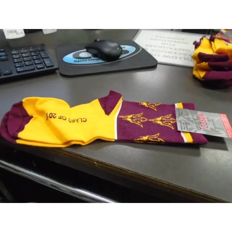 New ASU Ankle Athletic Sock Sz 9-11