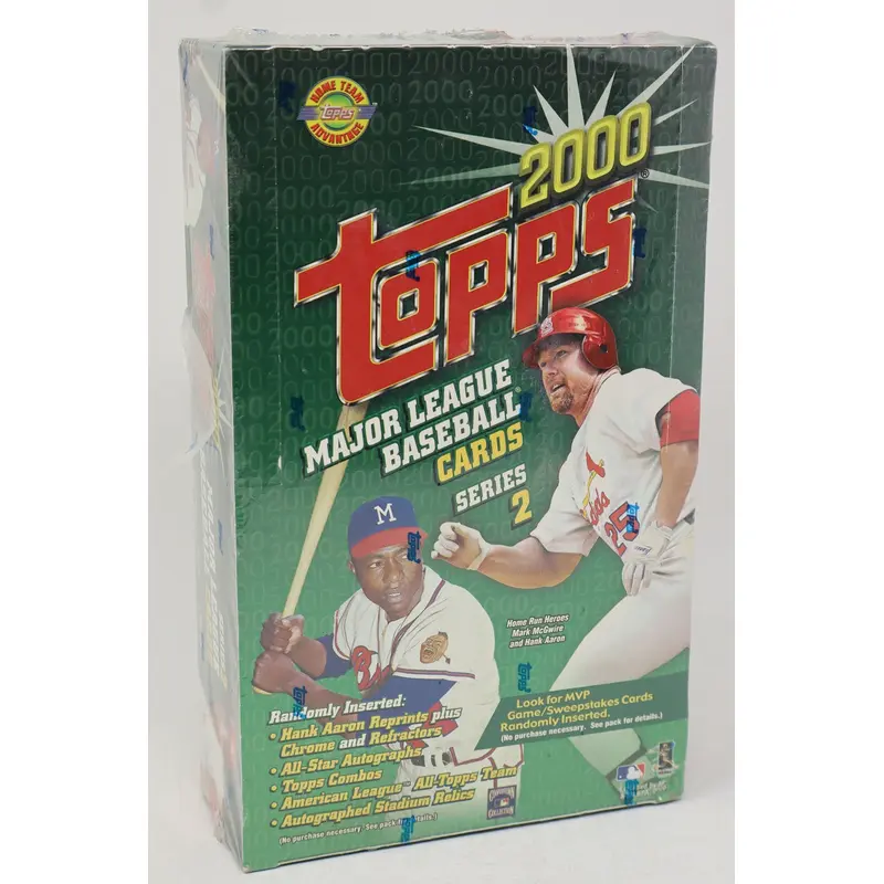 2000 Topps Baseball Series 2 Jumbo Box (HTA) (12/40)