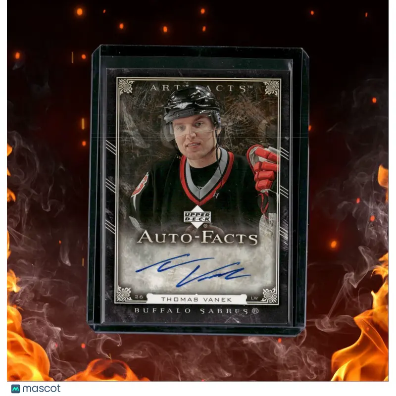 2006-07 Upper Deck Artifacts Thomas Vanek Auto-Facts Auto #AF-TV