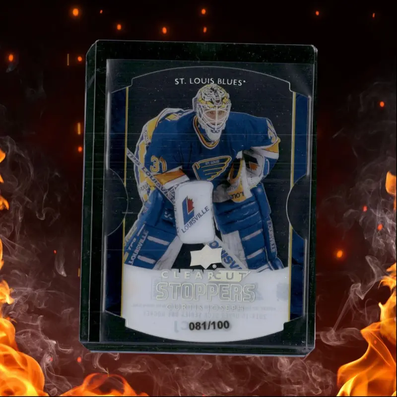 2014-15 Upper Deck Curtis Joseph Clear Cut Stoppers #CCS-CJ