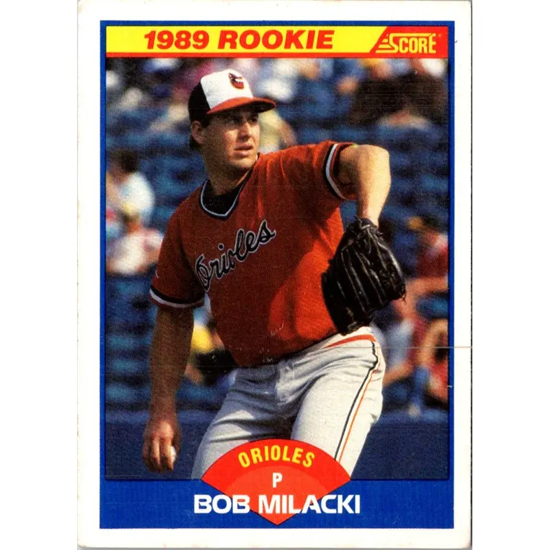 1989 Score Bob Milacki #651 Rookie