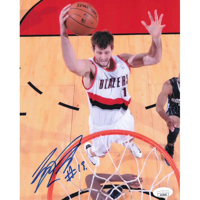 Joel Freeland signed 8x10 photo JSA Portland Trailblazers Autographed