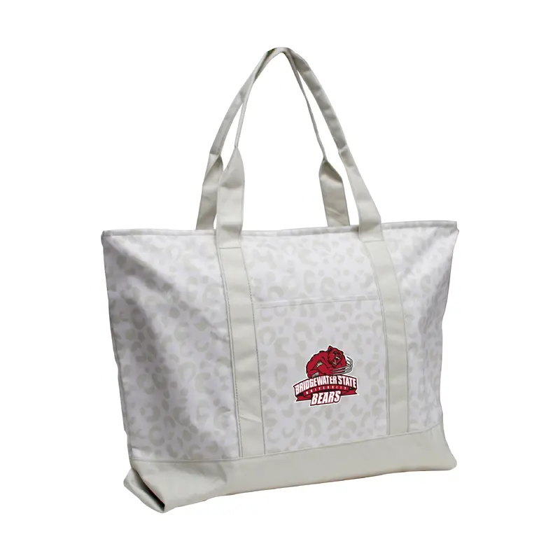 Bridgewater State Leopard Pattern Tote