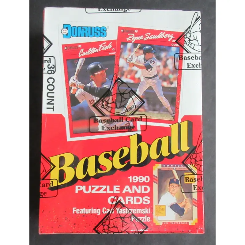 1990 Donruss Baseball Unopened Wax Box (Canadian) (FASC)