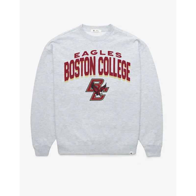 BOSTON COLLEGE EAGLES BC CAMPUS ARCH CLOUD '47 OVERSIZED CREW WOMENS
