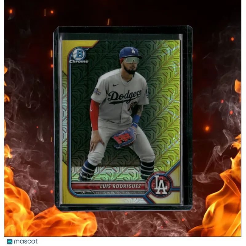 2022 Bowman Chrome Luis Rodriguez Gold Mojo Prospect 16/75 #BCP-47