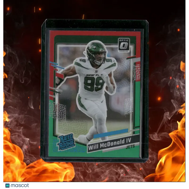 2023 Panini Donruss Will McDonald IV Green Red Optic Preview #380