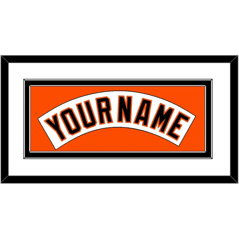 Baltimore Nameplate - Home White (1995-1997) - Double Mat 2