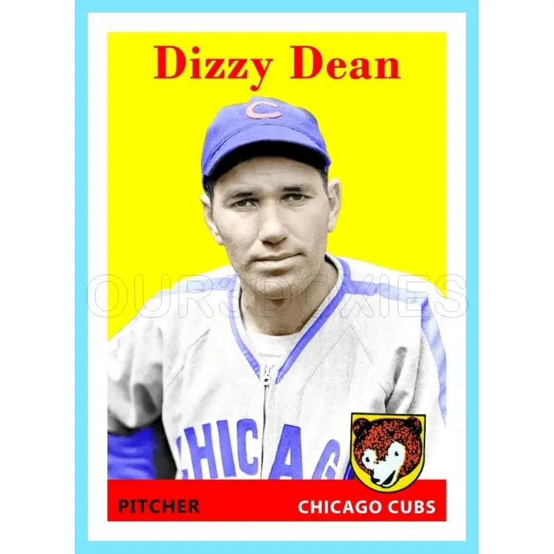 Dizzy Dean 1958 Topps Custom Card - 4119