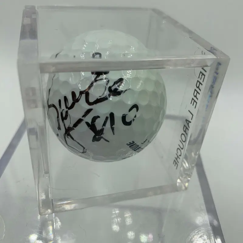 Pierre Larouche NHL Signed Autographed Golf Ball PGA With JSA COA