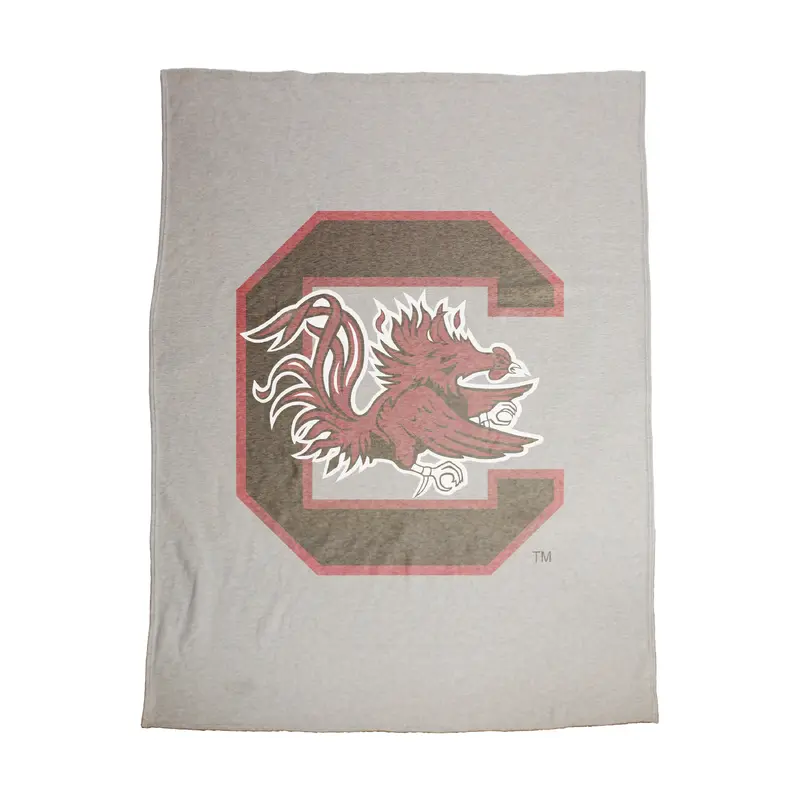 South Carolina Oversized Logo Sublimated Sweatshirt Blanket