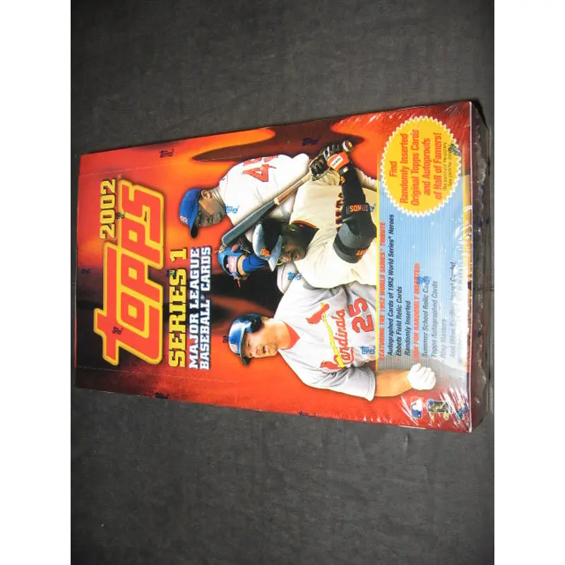2002 Topps Baseball Series 1 Box (Retail) (36/10)