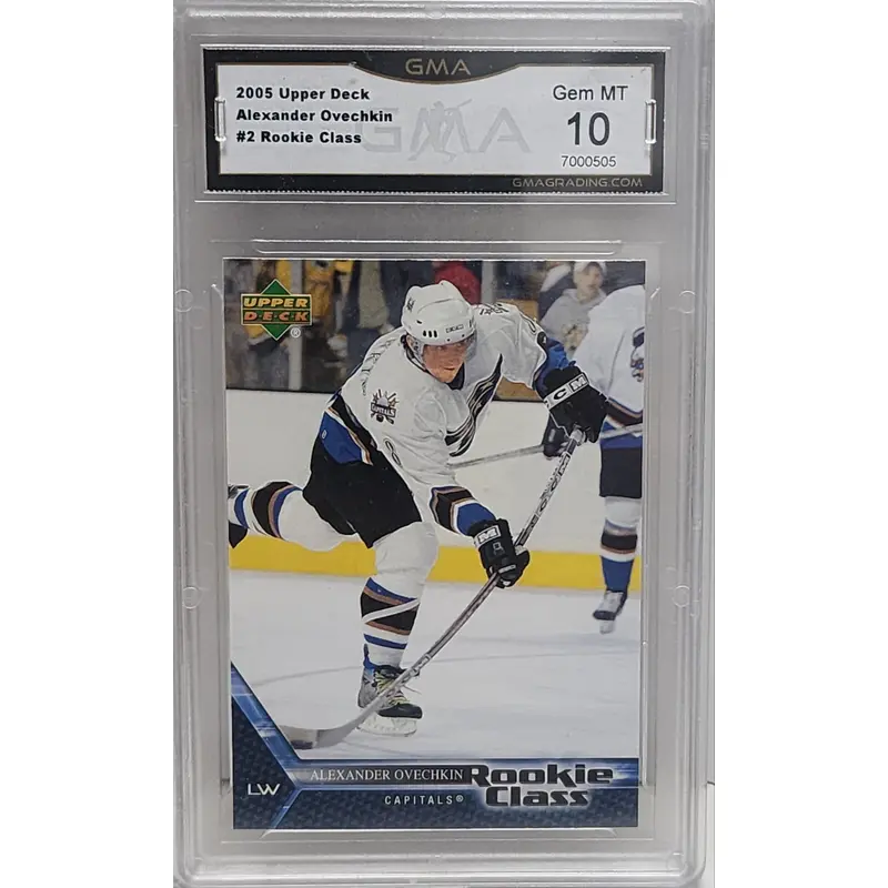 Alexander Ovechkin 2005 Upper Deck Rookie Class GMA 10 Gem Mint