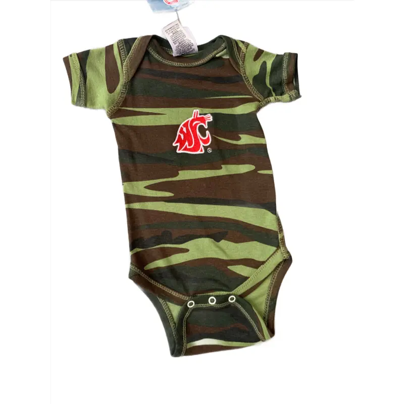 Baby Camo Onesie Green