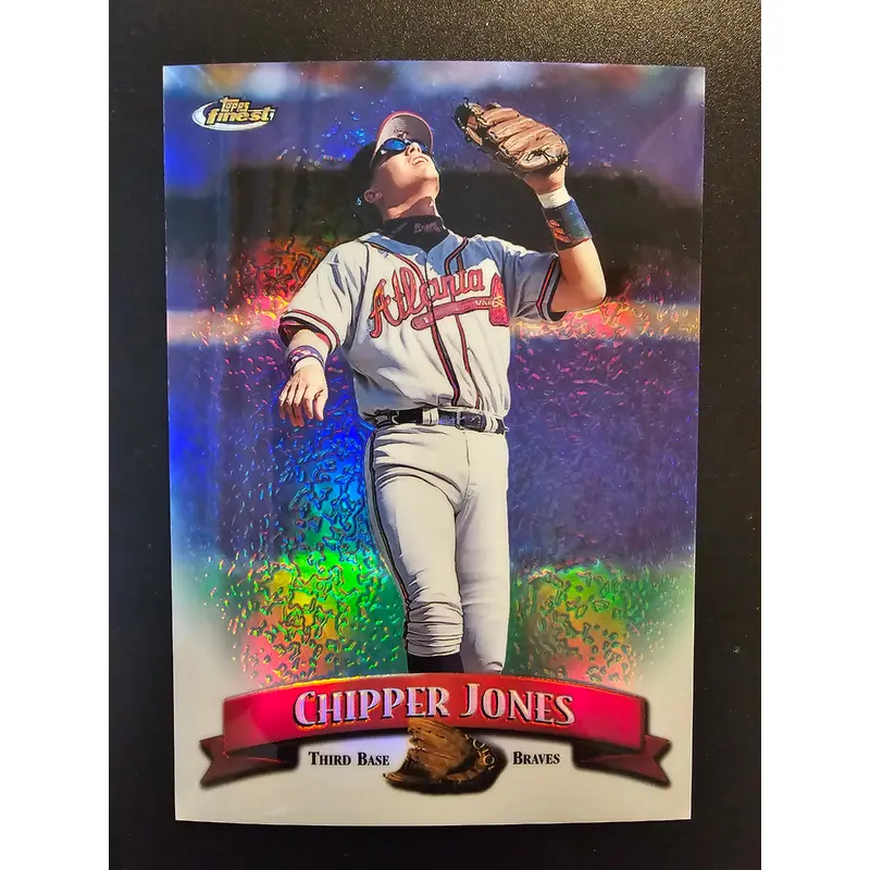 1998 Topps Finest - Jumbo - Refractor - Chipper Jones #4R