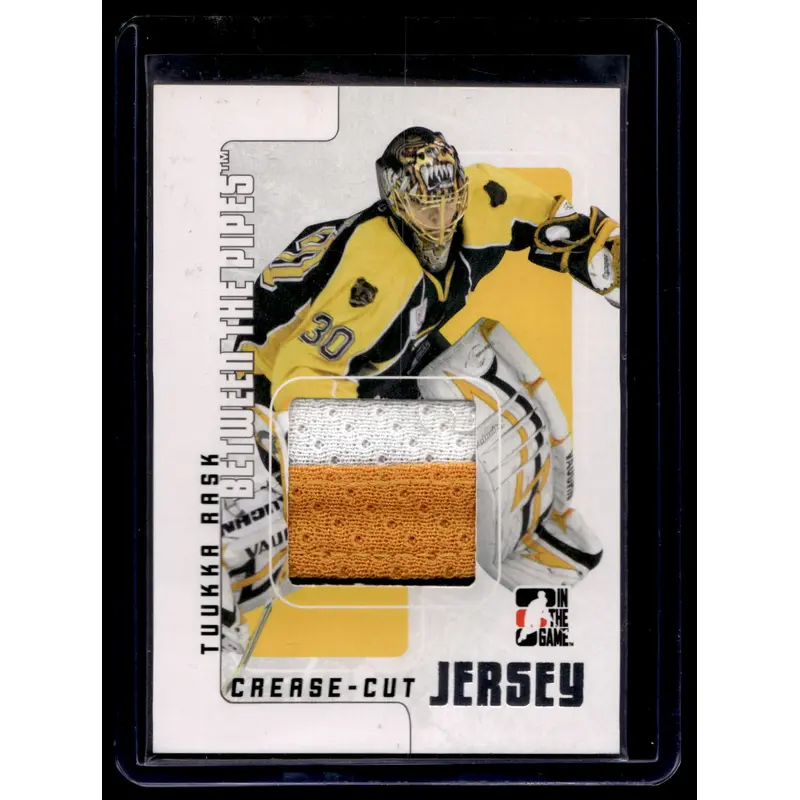 2007-08 In the Game Between the Pipes - Crease-Cut Jersey  - Tuukka Rask #CCJ-25 RY
