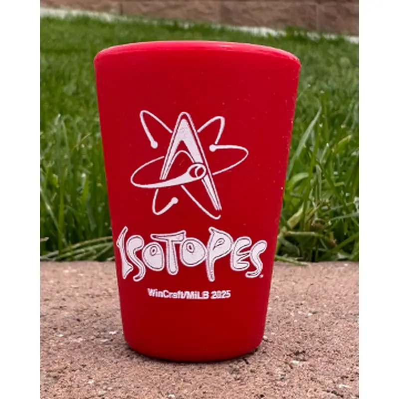Albuquerque Isotopes Drink-Red Silicone Shot