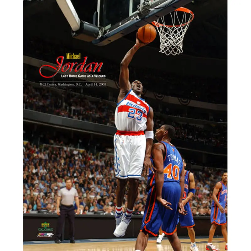 Michael Jordan "Last Home Game" April 14, 2003 Premium Poster Print - Photofile