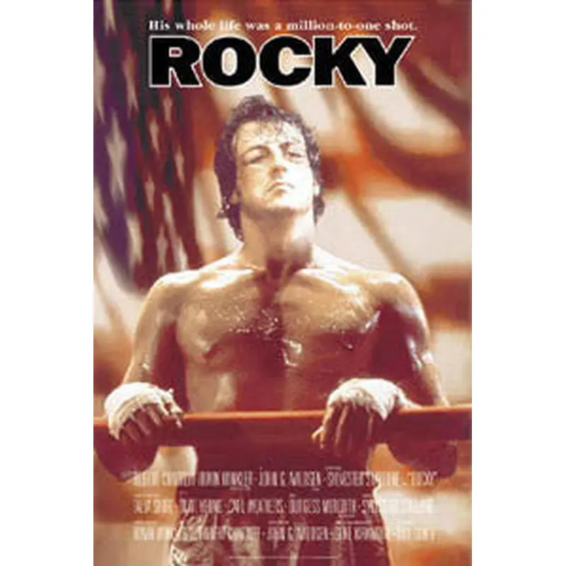 Rocky I Movie Poster ("Flag") - Import Images
