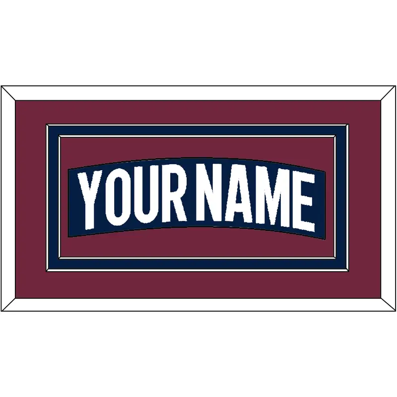 Colorado Nameplate - Alternate Navy - Double Mat 3