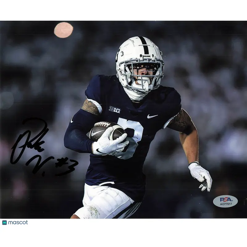 Parker Washington Signed 8x10 Photo PSA Penn State Nittany Lions