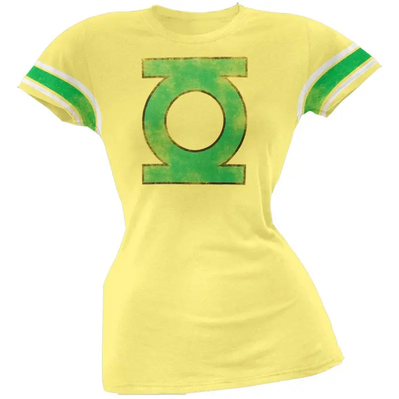 Green Lantern - Distressed Logo Juniors T-Shirt