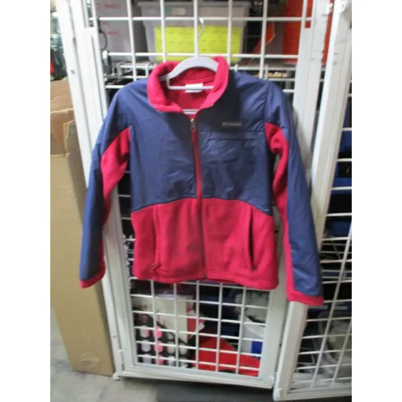 Used Columbia Fleece Water Resistant Zip Up Jacket Youth Size Large