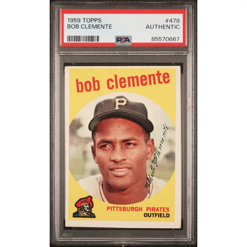 Bob Clemente 1959 Topps #478 PSA Authentic