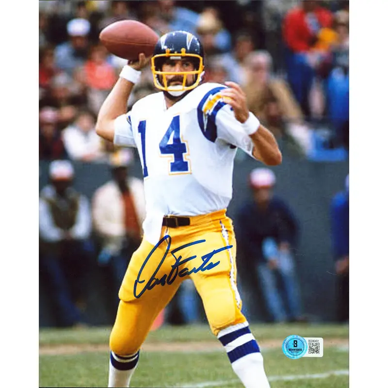 Chargers Dan Fouts Authentic Signed 8x10 Vertical Photo Autographed BAS 1