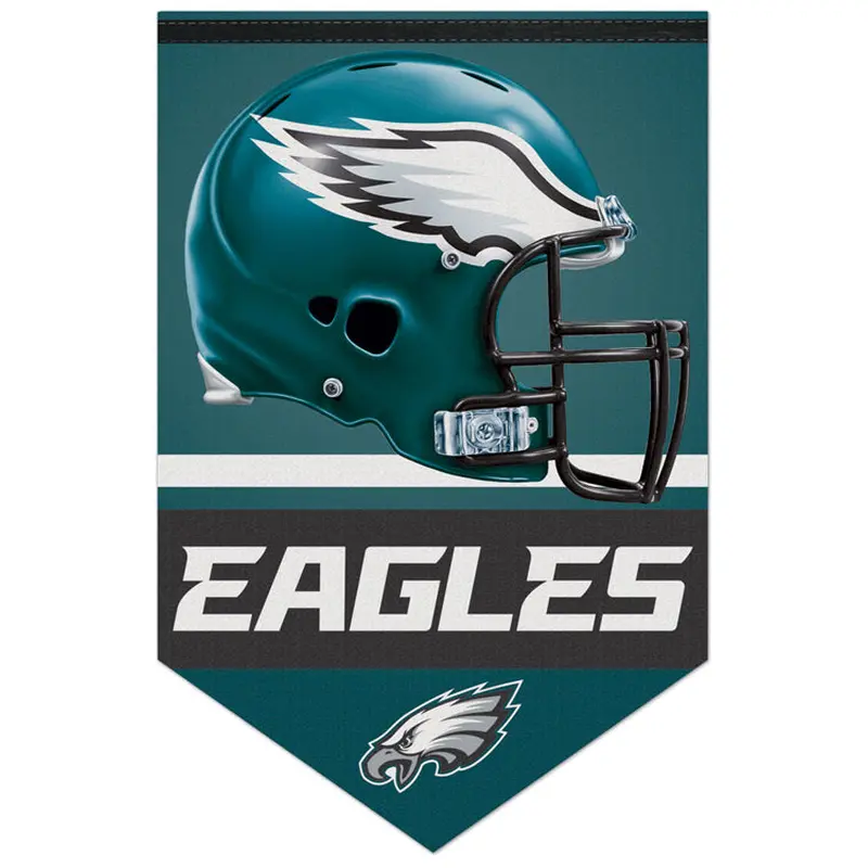 Philadelphia Eagles NFL Football Helmet-Logo-Style Premium Felt Banner - Wincraft Inc.