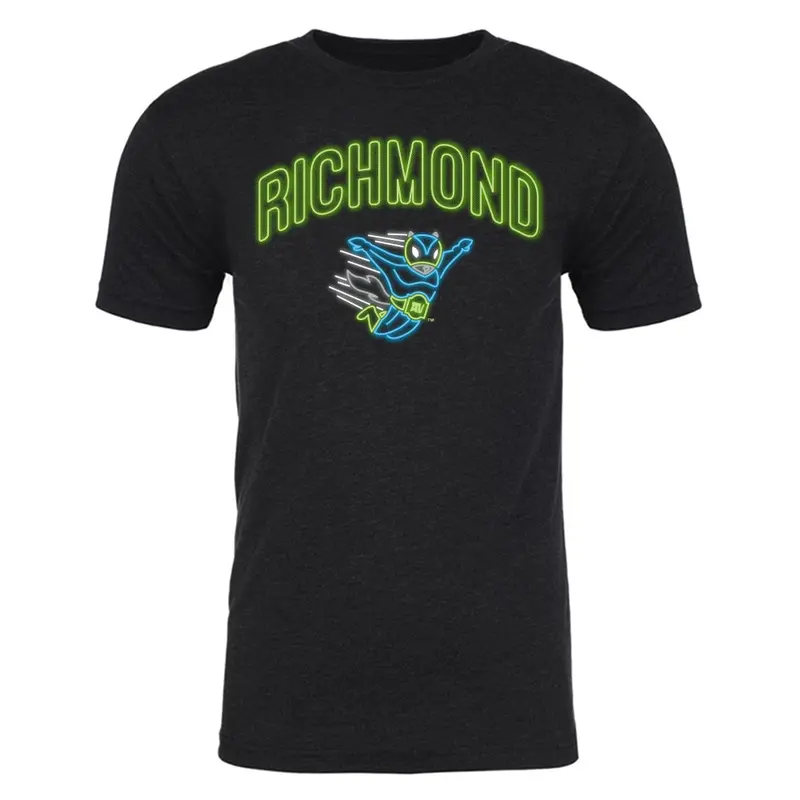 Richmond Flying Squirrels COPA AV Neon Tee