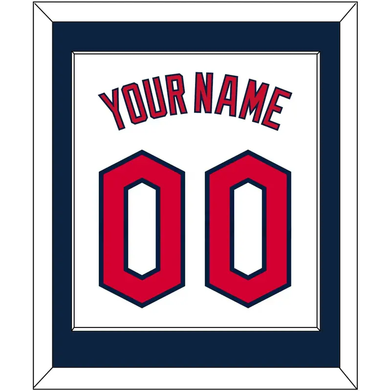 Cleveland Name & Number - Home White - Single Mat 1