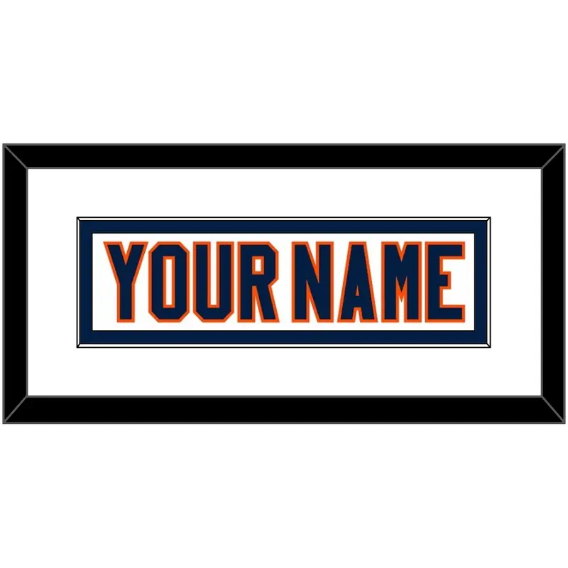 New York Nameplate - Road White (2007-2010) - Single Mat 1
